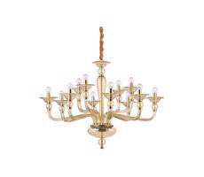 Ideal Lux Ideal Lux - Lustr na řetězu DANIELI 12xE14/40W/230V pr. 94 cm mosaz