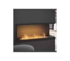 InFire InFire - Rohový BIO krb 110x45 cm 3kW černá