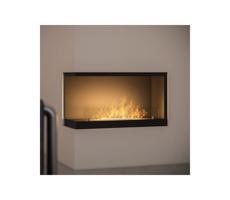 InFire InFire - Rohový BIO krb 80x45 cm  3kW černá