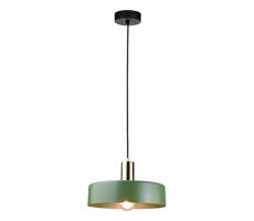 Keter Lighting Lustr na lanku HAKI 1xE27/60W/230V zelená/černá/lesklý chrom
