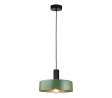 Keter Lighting Lustr na lanku HAKI 1xE27/60W/230V zelená/černá