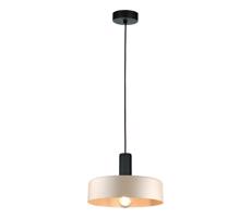 Keter Lighting Lustr na lanku LATTE 1xE27/60W/230V béžová/černá
