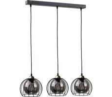 Keter Lighting Lustr na lanku SOLO BLACK 3xE27/60W/230V černá/zlatá