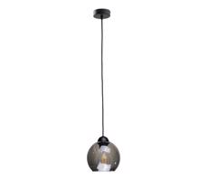 Keter Lighting Lustr na lanku UNO 1xE27/60W/230V černá/kouřová