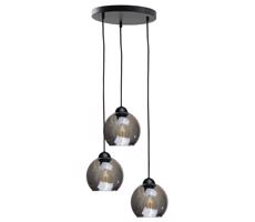 Keter Lighting Lustr na lanku UNO 3xE27/60W/230V černá