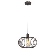 KL111059 - Lustr na lanku WIRE 1xE27/15W/230V hnědá