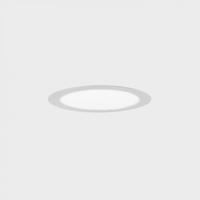 KOHL-Lighting DISC zapuštěné svítidlo s rámečkem pr. 120 mm bílá 8 W CRI >80 3000K PUSH