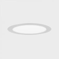 KOHL-Lighting DISC zapuštěné svítidlo s rámečkem pr. 500 mm bílá 48 W CRI >80 3000K PUSH