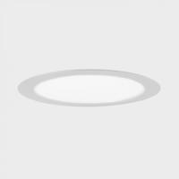 KOHL-Lighting DISC zapuštěné svítidlo s rámečkem pr. 600 mm bílá 56 W CRI >80 4000K PUSH