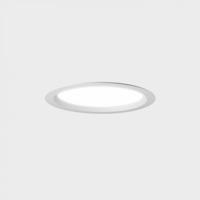KOHL-Lighting LIM LACUS zapuštěné svítidlo s rámečkem pr. 108 mm bílá 7 W CRI >80 3000K PUSH