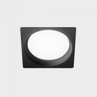 KOHL-Lighting LIM SQ zapuštěné svítidlo s rámečkem 176x176 mm černá 25 W CRI >80 4000K Non-Dimm