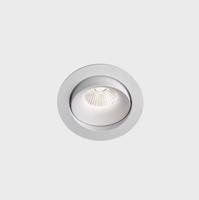 KOHL-Lighting LUXO TILT zapuštěné svítidlo s rámečkem pr.105 mm bílá 38° 12W CRI >90 4000K DALI