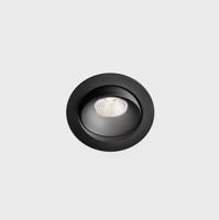 KOHL-Lighting LUXO TILT zapuštěné svítidlo s rámečkem pr.105 mm černá 38° 12W CRI >90 4000K PHASE CUT
