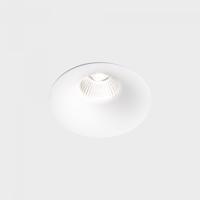 KOHL-Lighting LUXO zapuštěné svítidlo s rámečkem pr.100 mm bílá 38° 12W CRI >80 4000K PHASE CUT