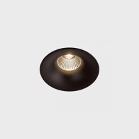 KOHL-Lighting LUXO zapuštěné svítidlo s rámečkem pr.100 mm černá 38° 12W CRI >80 2700K PHASE CUT