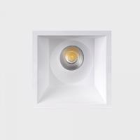 KOHL-Lighting NOON SQ ASYMETRIC zapuštěné svítidlo s rámečkem 93x93 mm bílá 38° 5 W CRI >80 3000K PHASE CUT