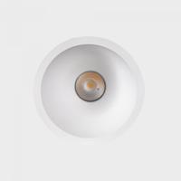 KOHL-Lighting NOON zapuštěné svítidlo s rámečkem pr.93 mm bílá 38° 10 W CRI >80 3000K PUSH