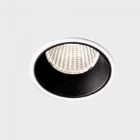 KOHL-Lighting VERSUS zapuštěné svítidlo s rámečkem pr. 80 mm bílá-černá 38° 15 W CRI >80 4000K PUSH