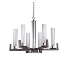 Kolarz Kolarz 6009.80660 - Lustr na řetězu RAGGIO 6xE14/25W/230V matný chrom