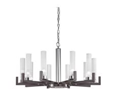 Kolarz Kolarz 6009.81060 - Lustr na řetězu RAGGIO 10xE14/25W/230V matný chrom