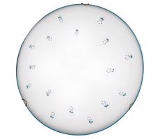 Kolarz Kolarz 731.13.4.17 - Stropní svítidlo NONNA 3xE27/60W/230V pr. 50 cm modrá