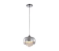 Křišťálový lustr na lanku LUNA 1xE14/40W/230V