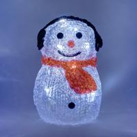 KZ 3DAS1 DecoLED LED světelný sněhulák - 15 cm