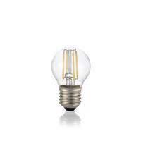 LED Filamentová žárovka Ideal Lux Sfera Trasparente 271637 E27 4W 410lm 2700K čirá nestmívatelná Čirá