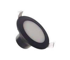LED Koupelnové podhledové svítidlo LED/7W/230V 4000K černá IP44