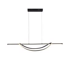 LED Lustr na lanku AMBAR LED/35W/230V černá