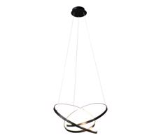 LED Lustr na lanku EMPOLI LED/55W/230V černá