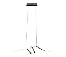 LED Lustr na lanku LOOP LED/28W/230V černá