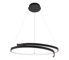 LED Lustr na lanku LORENZO LED/35W/230V černá