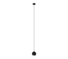 LED Lustr na lanku MIDWAY 1xGU10/4,8W/230V černá