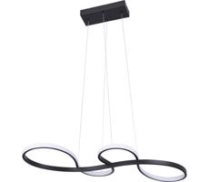 LED Lustr na lanku SALSA LED/38W/230V 4000K černá