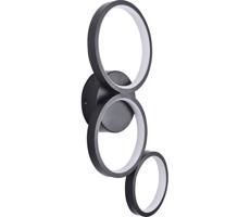 LED Nástěnné svítidlo FLAMENCO LED/23W/230V 4000K černá