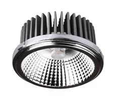 LED Podhledové bodové svítidlo LED/20W/230V 4000K pr. 11 cm lesklý chrom