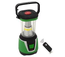 LED Přenosná lampa LED/3xLR20 IP44 černá/zelená + dálkové ovládání