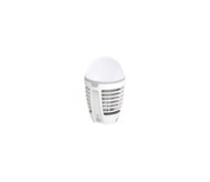 LED Přenosná nabíjecí lampa s lapačem hmyzu LED/5W/1800 mAh IPX4 bílá/šedá
