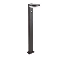 LED Solární lampa se senzorem LED/2W/3,7V IP54 3000K kulatý černá