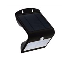 LED Solární nástěnné svítidlo se senzorem LED/3W/3,7V 3000/4000K IP65 černá