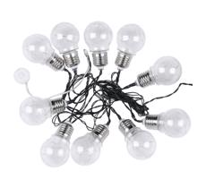 LED Solární řetěz 10xLED/1W/1,2V 2 m IP44 3000K