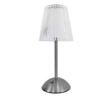 LED Stmív. dotyková nabíjecí stolní lampa ELBA LED/1,6W/800 mAh matný chrom/čirá