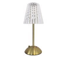 LED Stmívatelná dotyková nabíjecí stolní lampa ELBA LED/1,6W/800 mAh zlatá/čirá