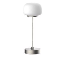 LED Stmívatelná dotyková stolní lampa RIMINI LED/2W/5V USB 2000 mAh chrom/bílá