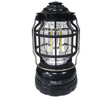 LED Stmívatelná přenosná kempingová lampa 3xLED/3W/3xAA IPX4 černá