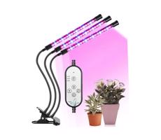 LED Stmívatelná stolní lampa s klipem pro pěstování rostlin LED/12W/5V