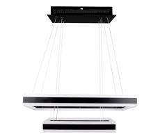LED Stmívatelný lustr na lanku LED/113W/230V 3000K černá
