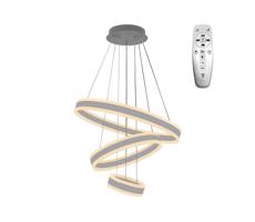 LED Stmívatelný lustr na lanku LED/165W/230V 3000-6500K + dálkové ovládání