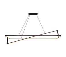 LED Stmívatelný lustr na lanku LED/45W/230V 3000K 114 cm černá
